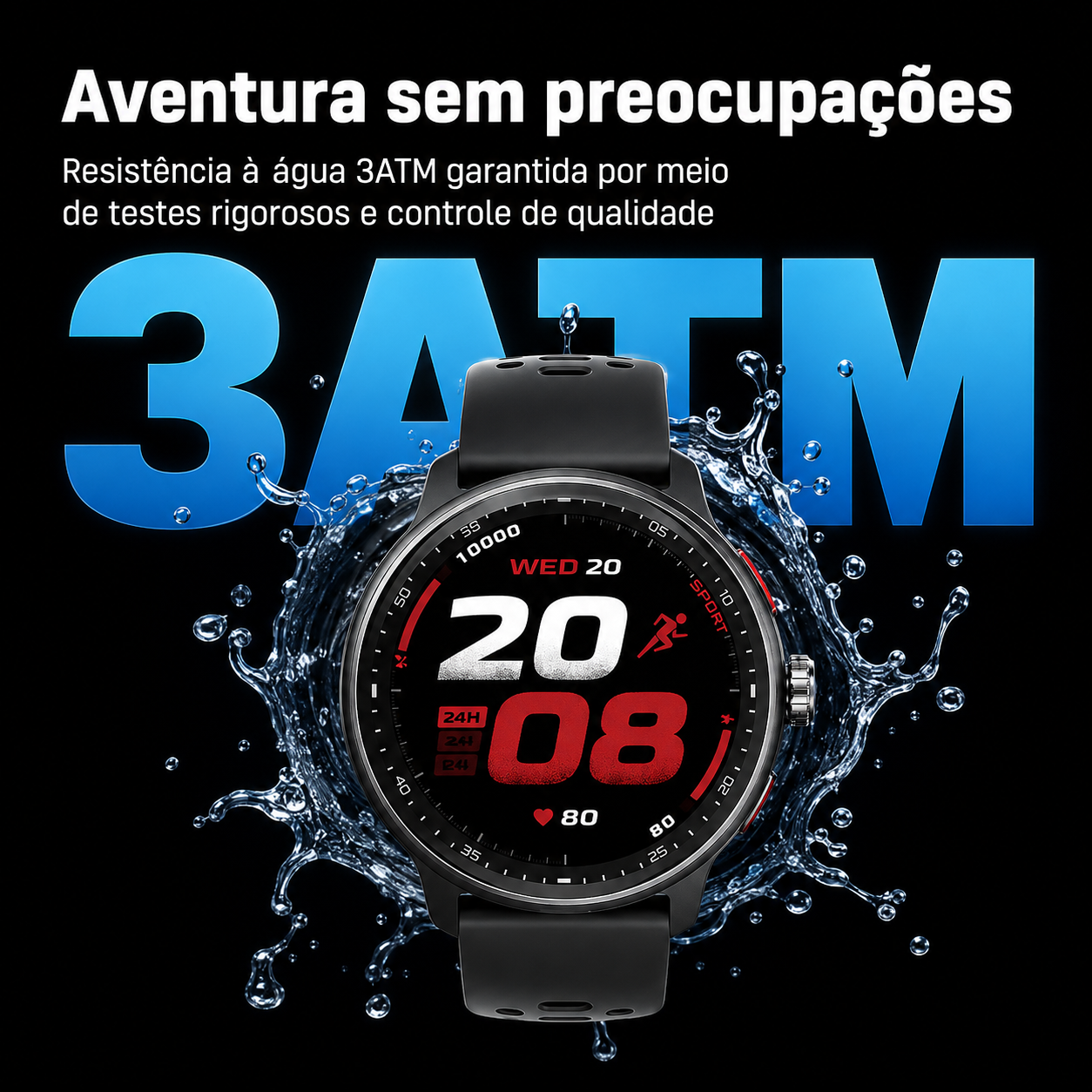 Smartwatch GPS 1.43" AMOLED SmartPulse Pro